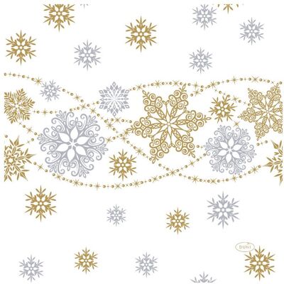 Duni, Servietten, W'Serv.Snow (20 Stk., 33 x 33 cm) Duni, Servietten, W'Serv.Snow (20 Stk., 33 x 33 cm)