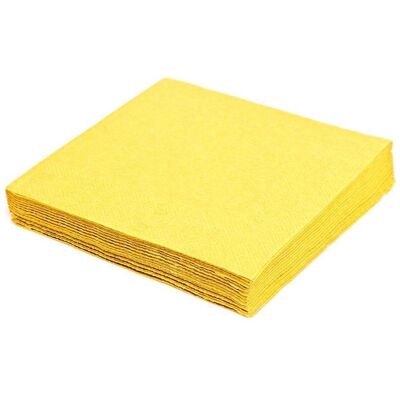 Alpine Professional, Servietten, Yellow 1-Ply Napkins 33x33cm - Pack of 100 (100 Stk., 33 x 33 cm) Alpine Professional, Servietten, Yellow 1-Ply Napkins 33x33cm - Pack of 100 (100 Stk., 33 x 33 cm)