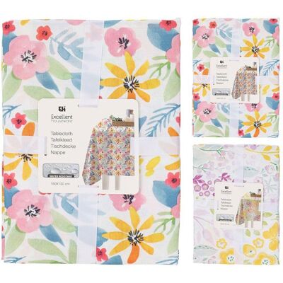 Excellent Houseware, Tischdecke, Floral printed tablecloth 180 x 130 cm (180 x 130 cm) Excellent Houseware, Tischdecke, Floral printed tablecloth 180 x 130 cm (180 x 130 cm)