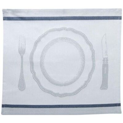 Opinel, Tischset, Platzset, hell, Jacquardmuster (40 x 50 cm) Opinel, Tischset, Platzset, hell, Jacquardmuster (40 x 50 cm)