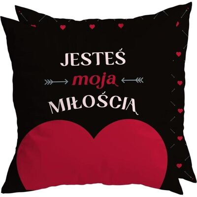 Mcd, Dekokissen, Valentinstagskissen Du bist meine Liebe (40 x 40 cm) Mcd, Dekokissen, Valentinstagskissen Du bist meine Liebe (40 x 40 cm)
