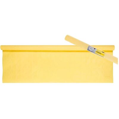 Idena, Tischdecke, Damast Tischtuch 1x10m Rolle gelb Idena, Tischdecke, Damast Tischtuch 1x10m Rolle gelb