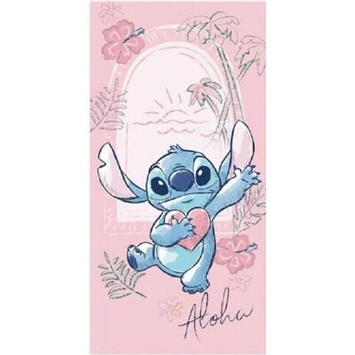 Aymax, Strandtuch, LILO & STITCH -Stitch Rose -Serviette de Plage 100% Polyester 70x140cm (140 x 70 cm) Aymax, Strandtuch, LILO & STITCH -Stitch Rose -Serviette de Plage 100% Polyester 70x140cm (140 x 70 cm)