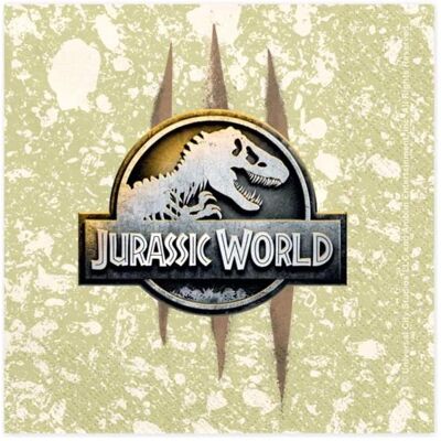 Partydeco, Servietten, Jurassic World Servietten (20 Stk., 33 x 33 cm) Partydeco, Servietten, Jurassic World Servietten (20 Stk., 33 x 33 cm)