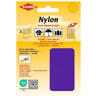 Kleiber Nylon-Flicken 10x12 cm lila 2 St, Nähzubehör, Violett Kleiber Nylon-Flicken 10x12 cm lila 2 St, Nähzubehör, Violett
