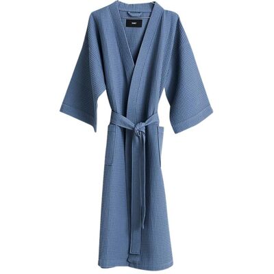 HAY, Bademantel, - Waffle Bathrobe - One Size - Dusty Blue (One Size) HAY, Bademantel, - Waffle Bathrobe - One Size - Dusty Blue (One Size)