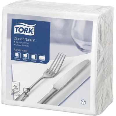 Tork, Servietten, Dinnerserviette (150 Stk., 39 x 39 cm) Tork, Servietten, Dinnerserviette (150 Stk., 39 x 39 cm)
