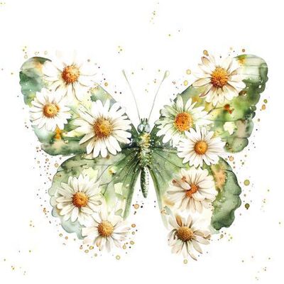 Ti-flair, Servietten, 20 Servietten 33x33 3-lagig Schmetterling (20 Stk., 33 x 33 cm) Ti-flair, Servietten, 20 Servietten 33x33 3-lagig Schmetterling (20 Stk., 33 x 33 cm)