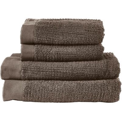 F&R, Handtücher, Handtuch Classic 4 Stck. Taupe 100% Baumwolle/600 (50 x 100 cm, 70 x 140 cm) F&R, Handtücher, Handtuch Classic 4 Stck. Taupe 100% Baumwolle/600 (50 x 100 cm, 70 x 140 cm)