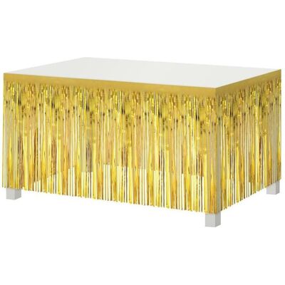 GoDan, Tischdecke, Goldene Tischkantendekoration 80x300cm (300 x 80 cm) GoDan, Tischdecke, Goldene Tischkantendekoration 80x300cm (300 x 80 cm)