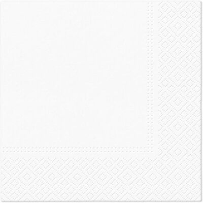PAW, Servietten, NAPKINS PAPER UNICOL WHITE 33X33CM 20PCS (20 Stk., 33 x 33 cm) PAW, Servietten, NAPKINS PAPER UNICOL WHITE 33X33CM 20PCS (20 Stk., 33 x 33 cm)