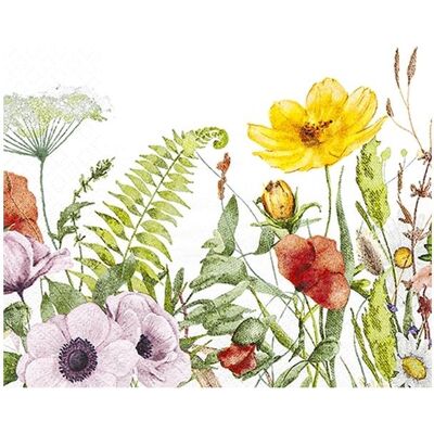 Magni, Servietten, Home Fashion Servietten Field of Flowers 33x33cm 20 Stück 3lagig (20 Stk., 33 x 33 cm) Magni, Servietten, Home Fashion Servietten Field of Flowers 33x33cm 20 Stück 3lagig (20 Stk., 33 x 33 cm)