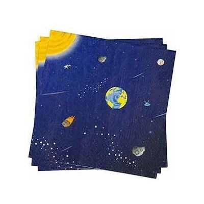 Servietten, Galaxy Servietten 33x33cm 20 Stk (20 Stk., 33 x 33 cm) Servietten, Galaxy Servietten 33x33cm 20 Stk (20 Stk., 33 x 33 cm)