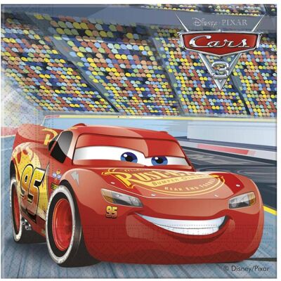 Amscan, Servietten, Cars3 (20 Stk., 33 x 33 cm) Amscan, Servietten, Cars3 (20 Stk., 33 x 33 cm)