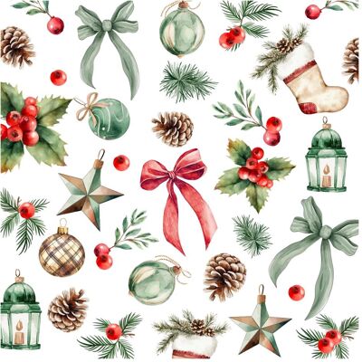 Braun + Company, Servietten, Servietten 33x33cm 20er Pg, Atelier Festive Decoration (20 Stk., 33 x 33 cm) Braun + Company, Servietten, Servietten 33x33cm 20er Pg, Atelier Festive Decoration (20 Stk., 33 x 33 cm)