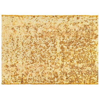 Partydeco, Tischdecke, Tischläufer mit goldenen Pailletten (500 x 30 cm) Partydeco, Tischdecke, Tischläufer mit goldenen Pailletten (500 x 30 cm)