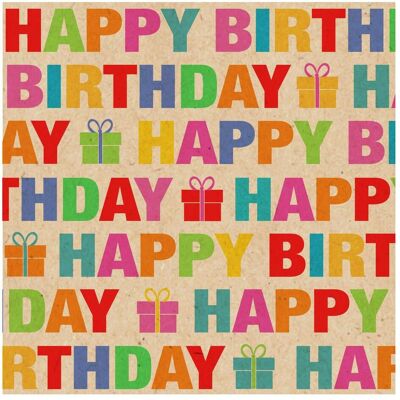 micasa, Servietten, Happy (20 Stk., 33 x 33 cm) micasa, Servietten, Happy (20 Stk., 33 x 33 cm)