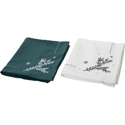 Decoris, Tischdecke, Tischläufer Weiss Grün Weihnachten 40 X 140 Cm (140 x 40 cm) Decoris, Tischdecke, Tischläufer Weiss Grün Weihnachten 40 X 140 Cm (140 x 40 cm)