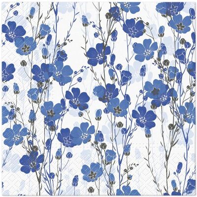 PAW Decor Collection, Servietten, Flax plants blau, 33x33 cm (20 Stk., 33 x 33 cm) PAW Decor Collection, Servietten, Flax plants blau, 33x33 cm (20 Stk., 33 x 33 cm)