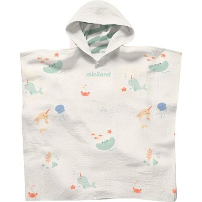 Miniland Poncho - Muslin Leichte Babydecke Miniland Poncho - Muslin Leichte Babydecke