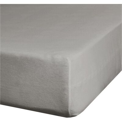 Eurofirany, Fixleintuch, Jersey -Blatt mit 240x220 cm elastischer Baumwollsilber Farbe 190 g/m2 Eurofirana Prämie (240 x 220 cm) Eurofirany, Fixleintuch, Jersey -Blatt mit 240x220 cm elastischer Baumwollsilber Farbe 190 g/m2 Eurofirana Prämie (240 x 220 cm)