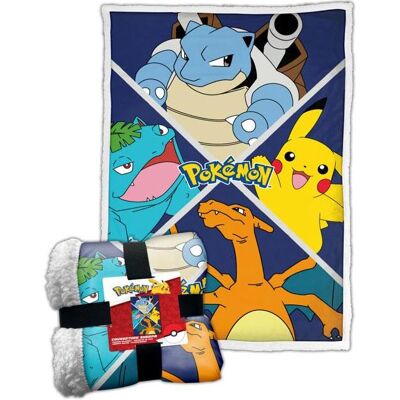 Lyo, Decke, Sherpa Decke: Pokémon - Classic (100cmx150cm) (150 x 100 cm) Lyo, Decke, Sherpa Decke: Pokémon - Classic (100cmx150cm) (150 x 100 cm)
