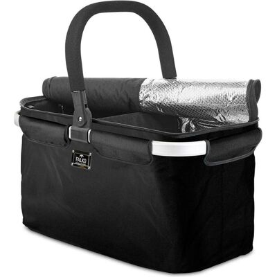 Genius Tischdecke, Einkaufskorb Falko Duo Stoff schwarz (59.50 x 29.50 cm) Genius Tischdecke, Einkaufskorb Falko Duo Stoff schwarz (59.50 x 29.50 cm)