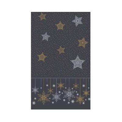 Duni, Tischdecke, Tischtuch Snowstars Schwarz 138 x 220 Cm (220 x 138 cm) Duni, Tischdecke, Tischtuch Snowstars Schwarz 138 x 220 Cm (220 x 138 cm)