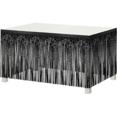 GoDan, Tischdecke, Tischkantendekoration, schwarz, 80x300cm (300 x 80 cm) GoDan, Tischdecke, Tischkantendekoration, schwarz, 80x300cm (300 x 80 cm)