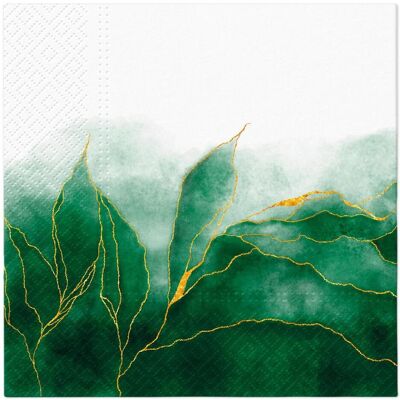 PAW Decor Collection, Servietten, Green dream, 33x33 cm (20 Stk., 33 x 33 cm) PAW Decor Collection, Servietten, Green dream, 33x33 cm (20 Stk., 33 x 33 cm)