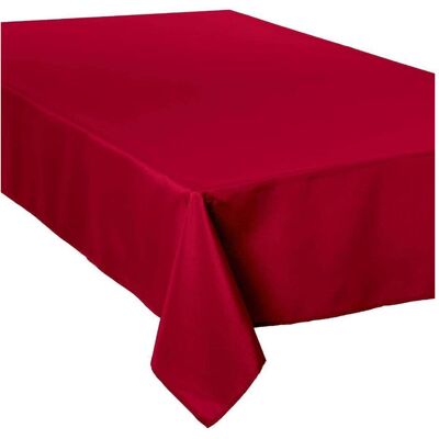 Atmosphera, Tischdecke, Createur D'Interieur Fleckabweisende Tischdecke – 150 x 300 cm – Rot – Polyester Atmosphera, Tischdecke, Createur D'Interieur Fleckabweisende Tischdecke – 150 x 300 cm – Rot – Polyester