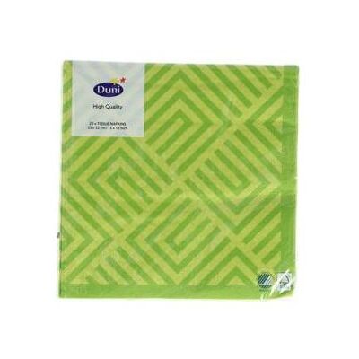 Duni, Servietten, Servetten Mosaik Kiwi 33X33 Cm (33 x 33 cm) Duni, Servietten, Servetten Mosaik Kiwi 33X33 Cm (33 x 33 cm)