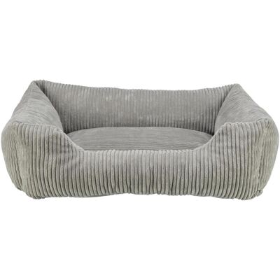 Trixie Jonna vital bed,corduroy plush,rectangul.,120×80cm,lightgrey (Hund, Katze), Hundebett + Katzenbett Trixie Jonna vital bed,corduroy plush,rectangul.,120×80cm,lightgrey (Hund, Katze), Hundebett + Katzenbett