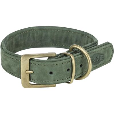 Trixie Pure collar, leather, M–L: 39–46 cm/35 mm, sage (Hund, Allgemein), Halsband + Leine Trixie Pure collar, leather, M–L: 39–46 cm/35 mm, sage (Hund, Allgemein), Halsband + Leine