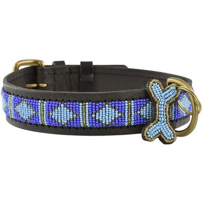 Kampuni Hundehalsbånd Rafiki blå x-large, 71x3,8 cm (Hund), Halsband + Leine Kampuni Hundehalsbånd Rafiki blå x-large, 71x3,8 cm (Hund), Halsband + Leine