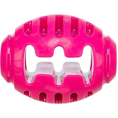 Trixie Soft & Strong rugby ball, TPR, 10 cm, pink (Ballspielzeug Hund), Hundespielzeug Trixie Soft & Strong rugby ball, TPR, 10 cm, pink (Ballspielzeug Hund), Hundespielzeug