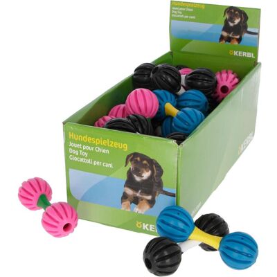 Kerbl Hundespielzeug TPR Hantel im Display - 32 Stück, Hundespielzeug Kerbl Hundespielzeug TPR Hantel im Display - 32 Stück, Hundespielzeug