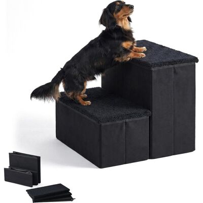 Relaxdays Hundetreppe (Hund, Katze, Faltbar), Tiertransport Relaxdays Hundetreppe (Hund, Katze, Faltbar), Tiertransport
