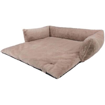 District 70 NUZZLE - Zachte Mand Voor Op De Bank - Medium: 75 x 75 cm - Taupe (Hund), Hundebett + Katzenbett District 70 NUZZLE - Zachte Mand Voor Op De Bank - Medium: 75 x 75 cm - Taupe (Hund), Hundebett + Katzenbett
