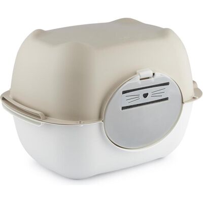 Rotho Set Katzentoilette 3 Tlg. BELLA farbig sortiert V2 (Katzenklo geschlossen), Katzenklo Rotho Set Katzentoilette 3 Tlg. BELLA farbig sortiert V2 (Katzenklo geschlossen), Katzenklo