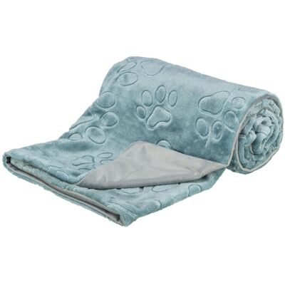 Trixie Hondendeken Barry Softpluche Blauw / Grijs (Hund, Katze), Hundebett + Katzenbett Trixie Hondendeken Barry Softpluche Blauw / Grijs (Hund, Katze), Hundebett + Katzenbett
