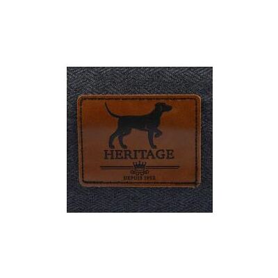 Homea 55x50 cm Graues Hundebett mit Abnehmbarer Hülle Homea 55x50 cm Graues Hundebett mit Abnehmbarer Hülle