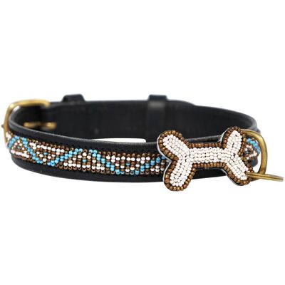 Kampuni Hundehalsbånd Skinny Kabaka sky large, 61x2,1 cm (Hund), Halsband + Leine Kampuni Hundehalsbånd Skinny Kabaka sky large, 61x2,1 cm (Hund), Halsband + Leine