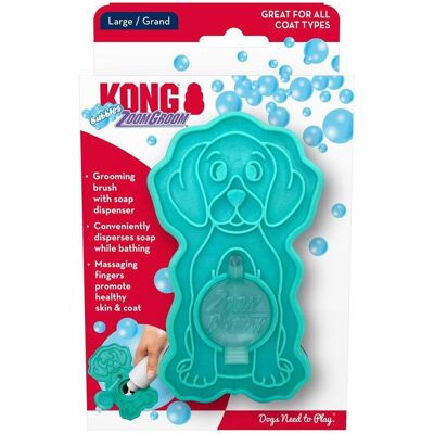 KONG - ZoomGroom Bubbles - 11.5 x 7 x 7 cm (Hund), Tierpflegegerät KONG - ZoomGroom Bubbles - 11.5 x 7 x 7 cm (Hund), Tierpflegegerät