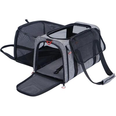 Zolux Torba transportowa z dodatkową przestrzenią NOMAD M 44×28×28 cm (Hund, Katze), Tiertransport Zolux Torba transportowa z dodatkową przestrzenią NOMAD M 44×28×28 cm (Hund, Katze), Tiertransport