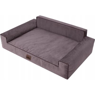 Robotex Hobbydog Legowisko dla psa Glamour, brązowe, 98x66cm (Hund), Hundebett + Katzenbett Robotex Hobbydog Legowisko dla psa Glamour, brązowe, 98x66cm (Hund), Hundebett + Katzenbett