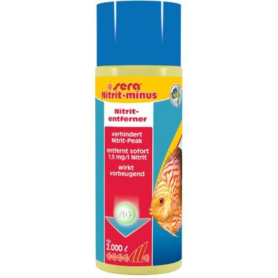 Sera Nitrit-minus verhindert Nitrit-Peak (Wasseraufbereitung Aquarium, Wasserpflege Aquarium), Aquarium Pflege Sera Nitrit-minus verhindert Nitrit-Peak (Wasseraufbereitung Aquarium, Wasserpflege Aquarium), Aquarium Pflege