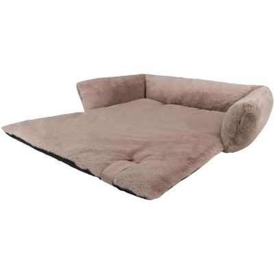 District 70 NUZZLE - Zachte Mand Voor Op De Bank - Large: 85 x 75 cm - Taupe (Hund), Hundebett + Katzenbett District 70 NUZZLE - Zachte Mand Voor Op De Bank - Large: 85 x 75 cm - Taupe (Hund), Hundebett + Katzenbett
