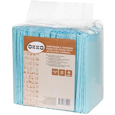 Okko 45x60CM PET PAD WITH COAL, Futternapf Okko 45x60CM PET PAD WITH COAL, Futternapf