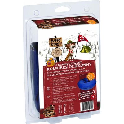 Barry King XS 20-24 cm aufblasbarer Kragen (XS, Hund, Katze, Allgemein), Halsband + Leine Barry King XS 20-24 cm aufblasbarer Kragen (XS, Hund, Katze, Allgemein), Halsband + Leine